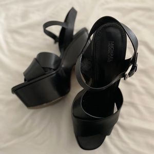 Chunky platform heels